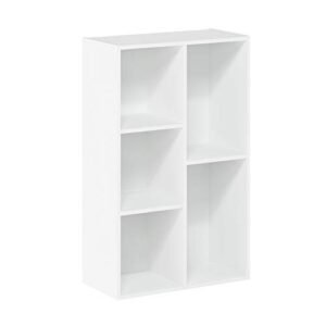 Furinno Luder Bookcase / Book / Storage . 5-Cube. White