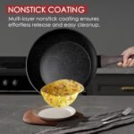 Kikcoin 31 Pcs Kitchen Cookware Set. Non Stick Pots and Pans Set Bakeware Set Nonstick Cooking Set with Baking Pans. Frying Pans. Saucepan. Grill Pan. Utensils