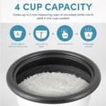 Aroma Housewares 4-Cups (Cooked) / 1Qt. Rice & Grain Cooker (ARC-302NGP). Pink