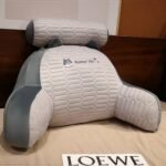 Happy Diary Reading Pillow, Fashion Bed Pillow with Shredded Memory Foam, Suitable for Adults and Children Backrest, Bed and Sofa Backrest Pillow with Armrests and Pockets, Washable Pillowcase